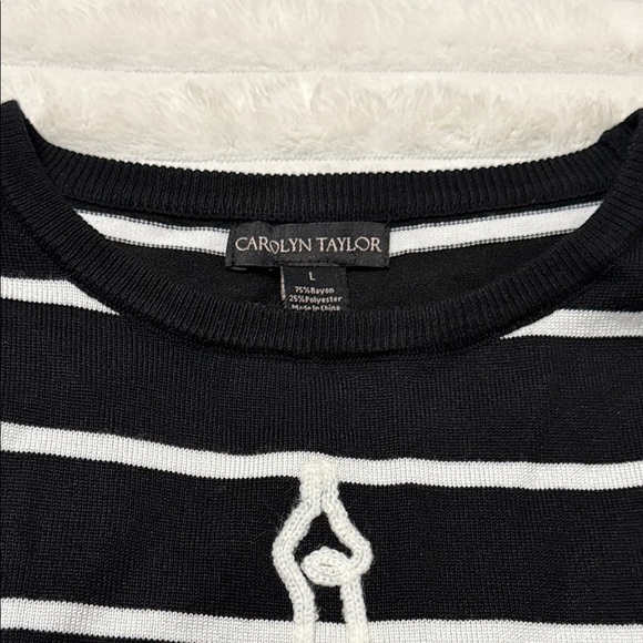 Carolyn Taylor Striped Top with Eiffel Tower Design - Picture 2 of 5